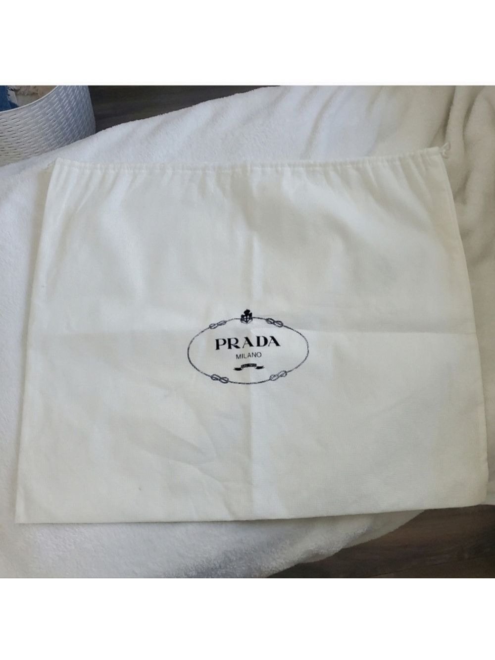 Authentic Prada Dust Bag Cover